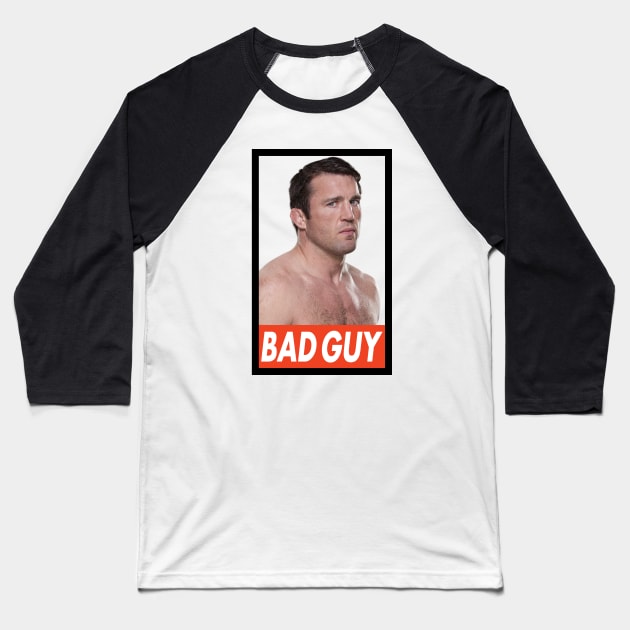 Chael Sonnen Bad Guy Baseball T-Shirt by MMAMerch